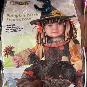 Pumpkin Patch Scarecrow Costume - Orange and Black